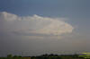 Thunderhead over Douglas County, as seen from Rantoul, July 2005.  Photo by Shane Csiki.