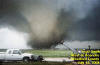 Tornado destroying Parsons Plant west of Roanoke, 7/14/2004.  Photo by Scott Smith.