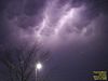 Lightning over Decatur, 4/14/2006.  Photo by Paul Hadfield.