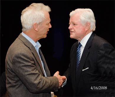 Dan Fisher and Senator Ted Kennedy 5/16/08 