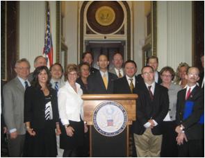 Deputy Secretary Troy with members of the President’s Committee for People with Intellectual Disabilities.