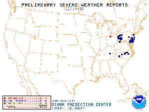 Storm reports for October 14, 2003 