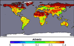 The MODIS instrument, flying aboard NASA’s Terra and Aqua satellites, measures how much solar radiation is reflected by the Earth’s surface almost every day over the entire planet.