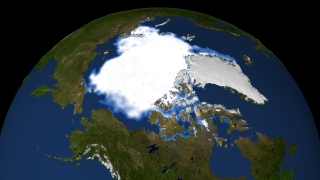 10 September 1981 Arctic sea ice minimum area for 1981
