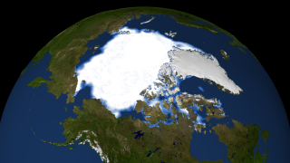 18 September 1983 Arctic sea ice minimum area for 1983
