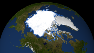 07 September 1985 Arctic sea ice minimum area for 1985