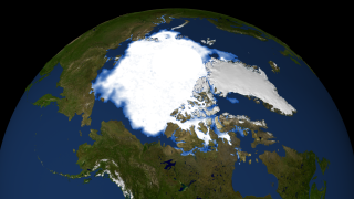 06 September 1986 Arctic sea ice minimum area for 1986