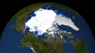 12 September 1988 Arctic sea ice minimum area for 1988