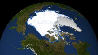19 September 1997 Arctic sea ice minimum area for 1997
