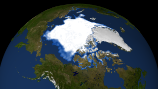 11 September 1999 Arctic sea ice minimum area for 1999