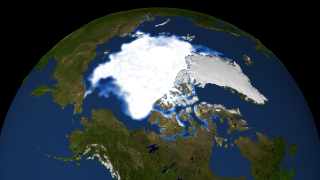 11 September 2000 Arctic sea ice minimum area for 2000