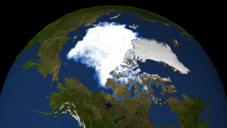 12 September 2002 Arctic sea ice minimum area for 2002