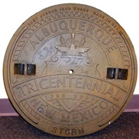 City of Albquerque Tricentennial Manhole Cover