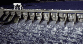 Spillway, Power Lines, BPA HQ Building