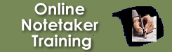 Online Notetaker Training