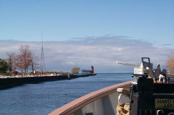 South Haven Channel, Lake Michigan