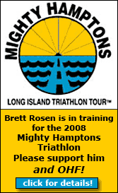Support OHF at the Mighty Hamptons Triathlon!