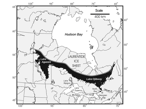 paleogeography upper great lakes