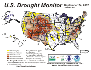 Click Here for the US Drought Monitor, valid September 24, 2002