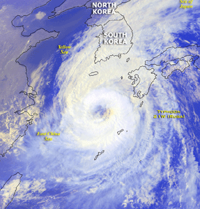 Click Here satellite image of typhoon Rusa