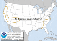 Current Day 1 Convective Outlook graphic and text - click to enlarge