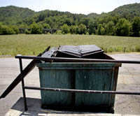 Photograph of Grocery Store Dumpster
