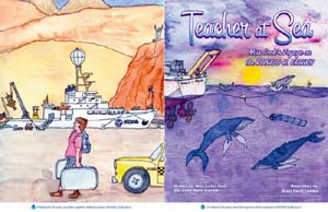 NOAA image of Teacher at Sea book cover art.