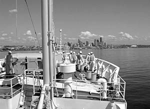 photo of Oshoro Maru in Elliot Bay, Washington