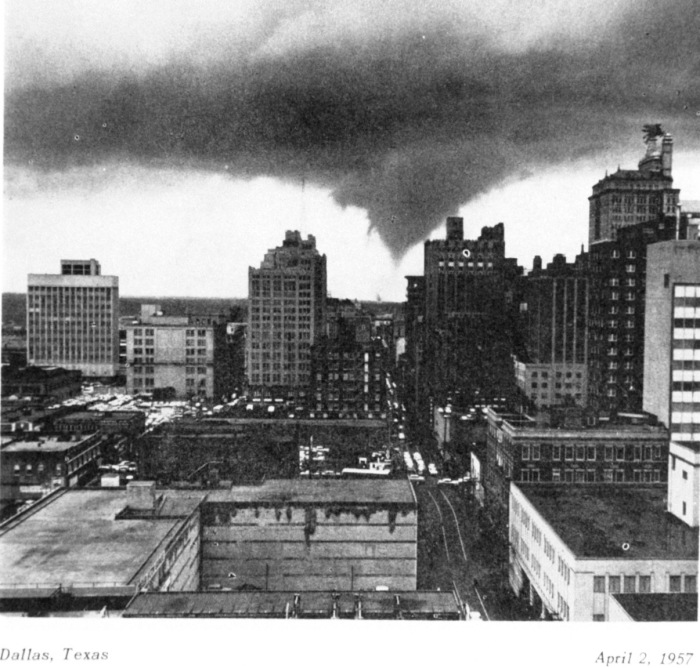 Picture of the 1957 Dallas Tornado
