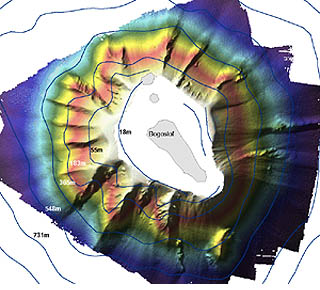 bathymetric map