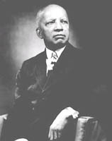 African American scholar and educator Dr. Carter G. Woodson