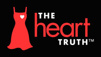 The Heart Truth two-color knock-out logo