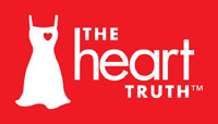 The Heart Truth knock-out logo red