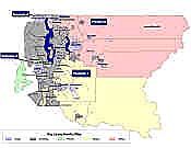 Map: King County Sheriff Patrol Districts (32K JPEG)