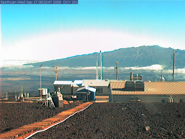 Current view of Mauna Loa