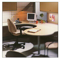 Crescendo Stackable Tile Panel Office Furniture.