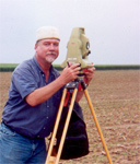 Special Olympics Volunteer of the Year award winner Dave King in his role as NRCS soil conservation technician