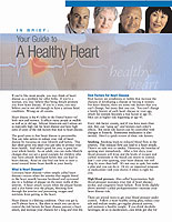 Your Guide to A Healthy Heart Fact Sheet