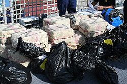The seized contraband was concealed in the forward
bulk-head of the Osiris II and seized by ICE agents participating in the Caribbean Corridor Initiative.