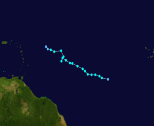 Hurricane Karen Track