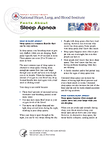 Facts About Sleep Apnea