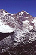 Snowpack at 14,255 ft., Longs Peak, CO