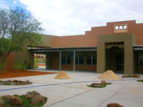 the new visitor center