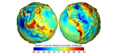 Earth's Gravity Field Anomalies