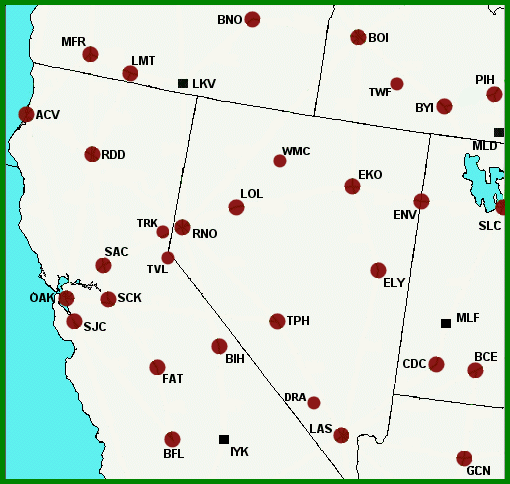 Reno Aviation Products Map