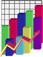 Image of a colorful bar graph