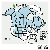 Distribution of Fragaria virginiana Duchesne ssp. glauca (S. Watson) Staudt. . Image Available. 