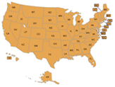 Green Power Locator map