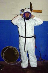 image of worker wearing protective clothing and equipment