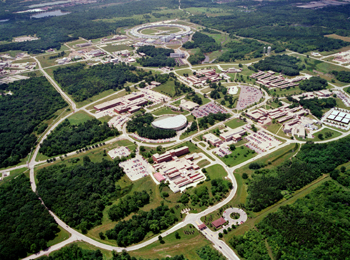 Aerial view of Argonne National Laboratory
